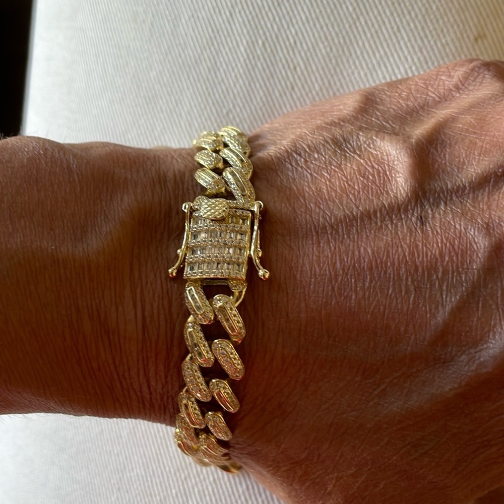 Sterling silver bracelet for men